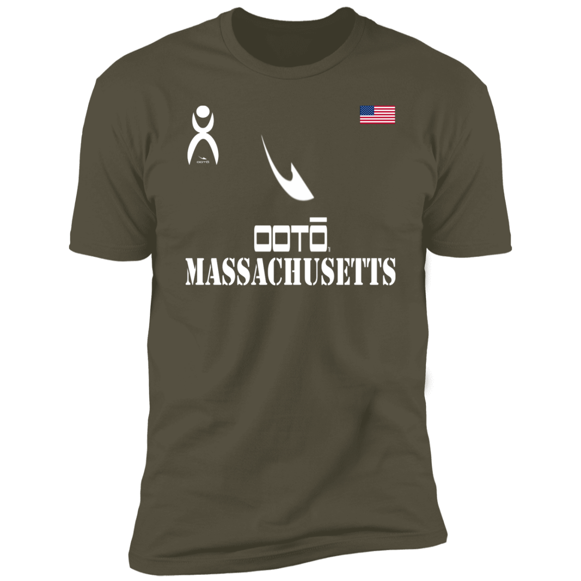 OOTO - MASSACHUSETTS - Z61x Premium Short Sleeve Tee - 9 COLORS -