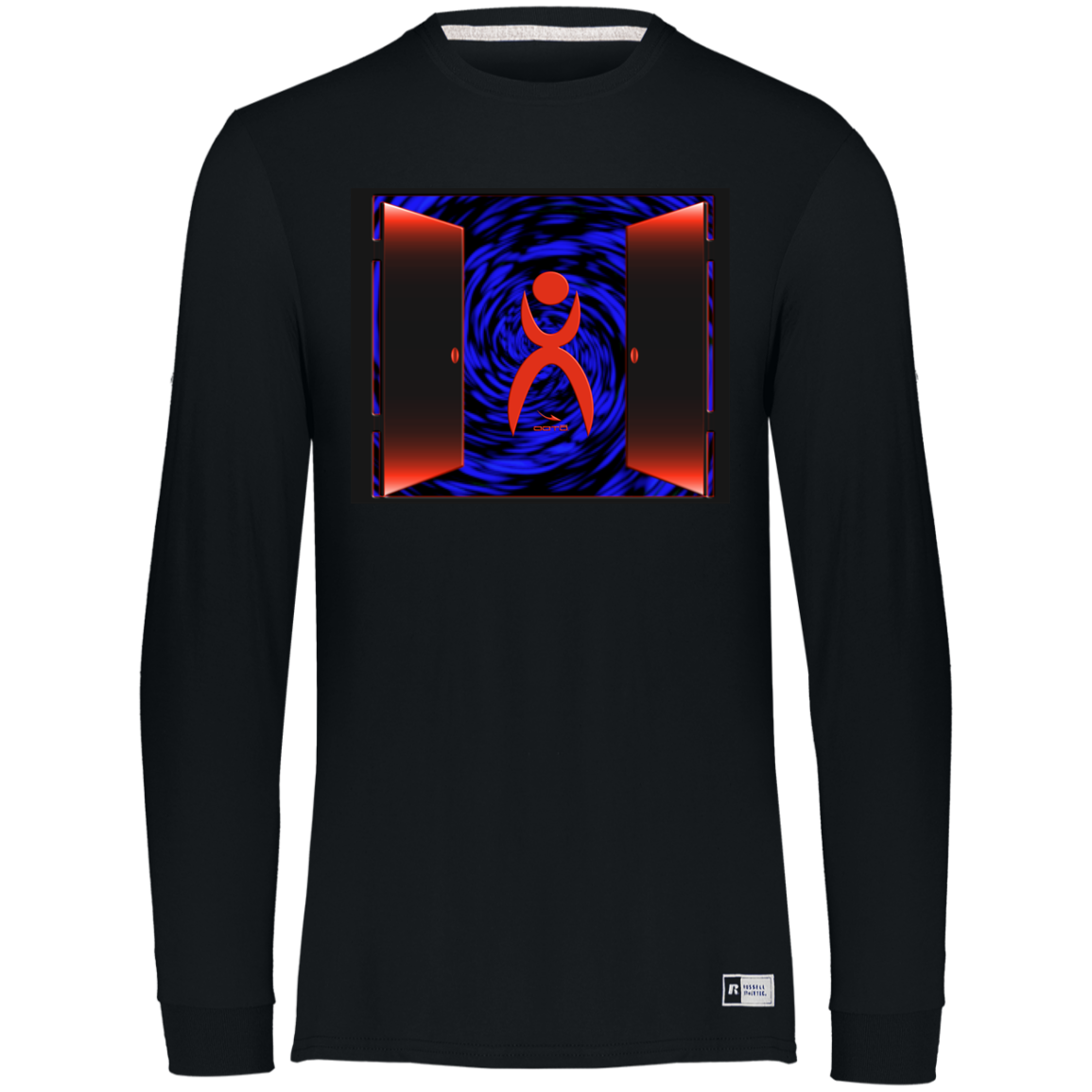 DOORWAY - GLYPHIC MAKES AN ENTRANCE - 64LTTM Essential Dri-Power Long Sleeve Tee - 2 COLORS -