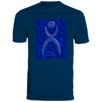 Thumbnail for GLYPHIC EN GLASS DOUBLE DEEP BLUE - 790 Men's Moisture-Wicking Tee - 2 COLORS-