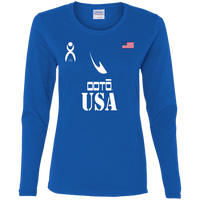 Thumbnail for OOTO - USA - G540L Ladies' Cotton LS T-Shirt - 9 COLORS -