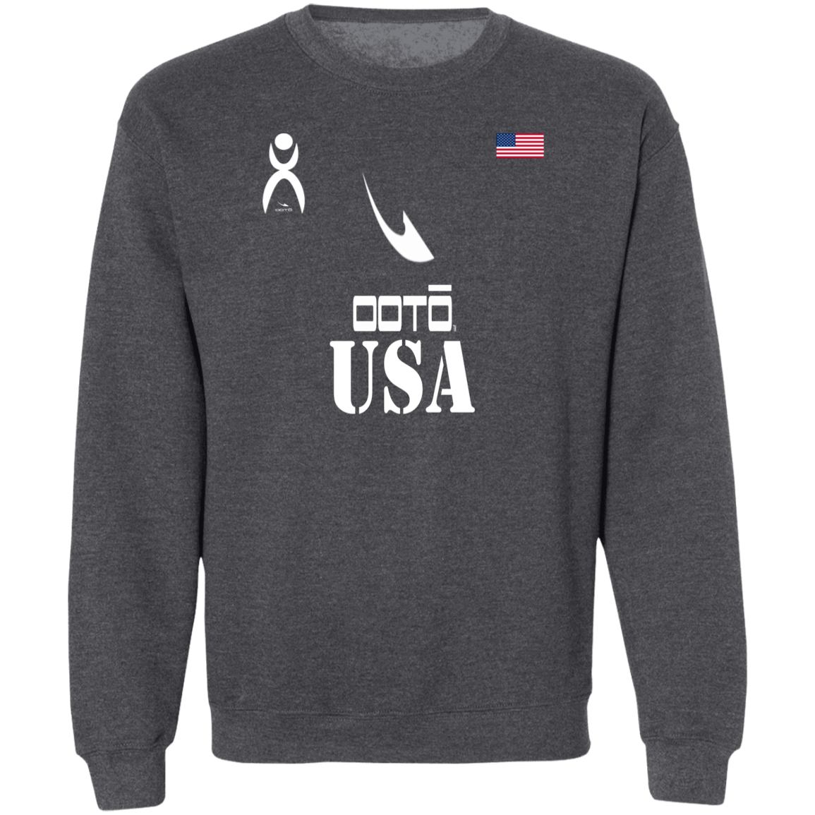 OOTO - USA - G180 Crewneck Pullover Sweatshirt - 10 COLORS -