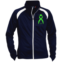 Thumbnail for OOTO - GLYPHIC EN LIME - LST90 Ladies' Raglan Sleeve Warmup Jacket - 3 COLORS -