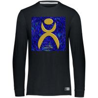 Thumbnail for GLYPHIC EN GOLD OVER PLASMATIC STORM - 64LTTM Essential Dri-Power Long Sleeve Tee - 4 COLORS -