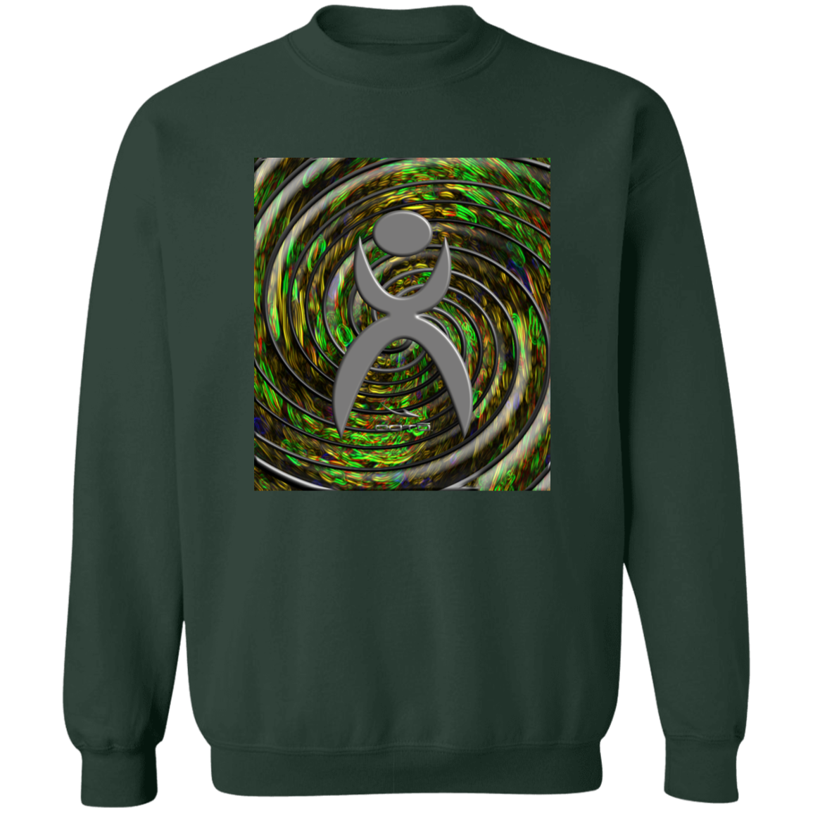 OOTO - GLYPHIC EN SPIRAL EPIC JOURNEY D4 - G180 Crewneck Pullover Sweatshirt - 7 COLORS -