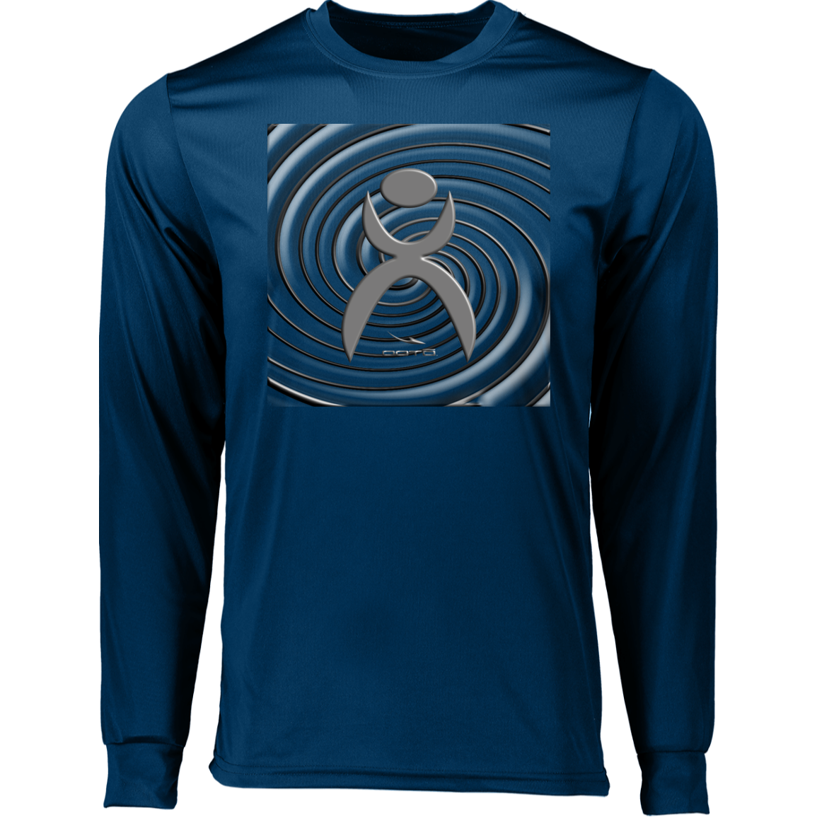 SPIRALING GLYPHIC - 788 Long Sleeve Moisture-Wicking Tee - 6 COLORS -