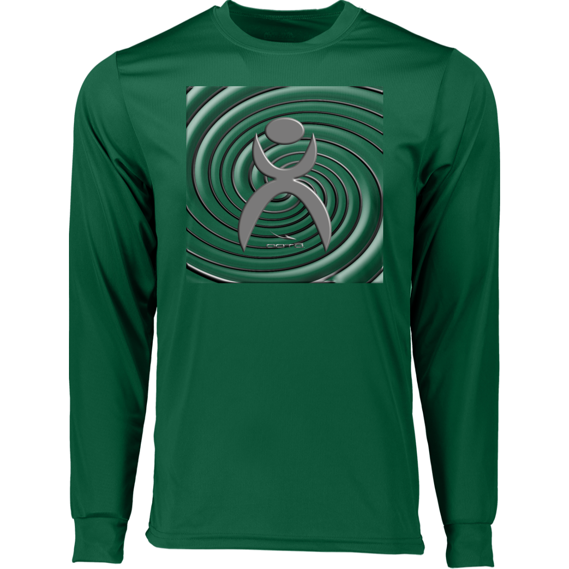 SPIRALING GLYPHIC - 788 Long Sleeve Moisture-Wicking Tee - 6 COLORS -