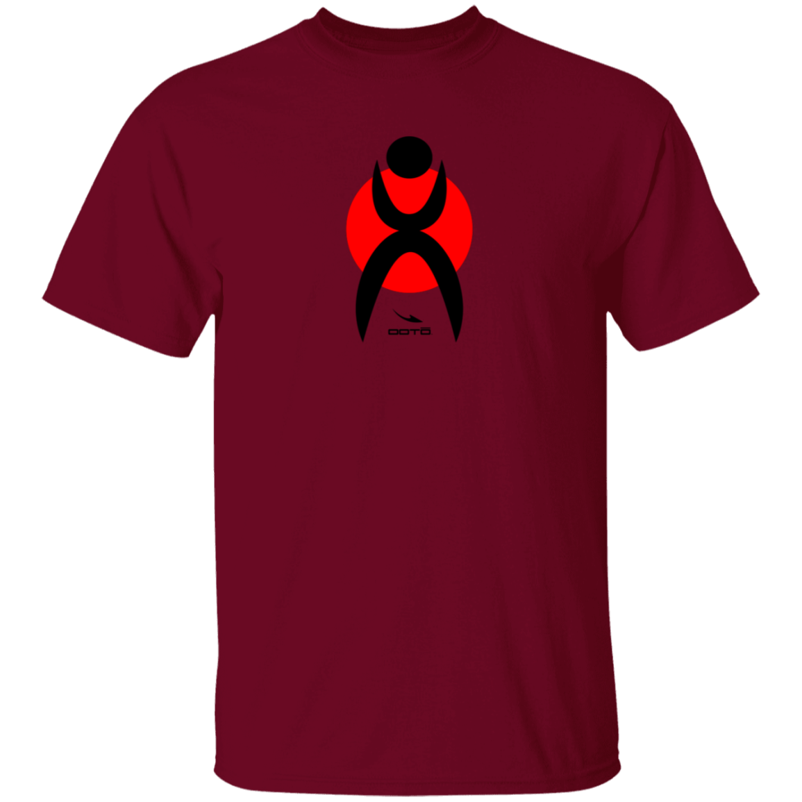 GLYPHIC EN BLACK OVER RED G500 5.3 oz. T-Shirt - 6 COLORS -