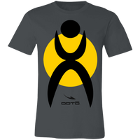 Thumbnail for GLYPHIC EN BLACK OVER MAIZE - 3001C Unisex Jersey Short-Sleeve T-Shirt - 5 COLORS -