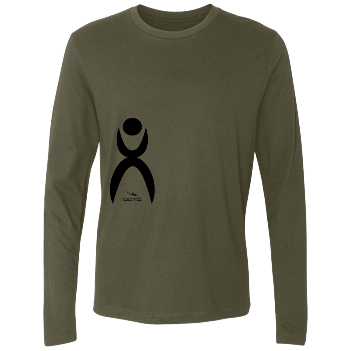 GLYPHIC EN BLACK - NL3601 Men's Premium LS - 5 COLORS -