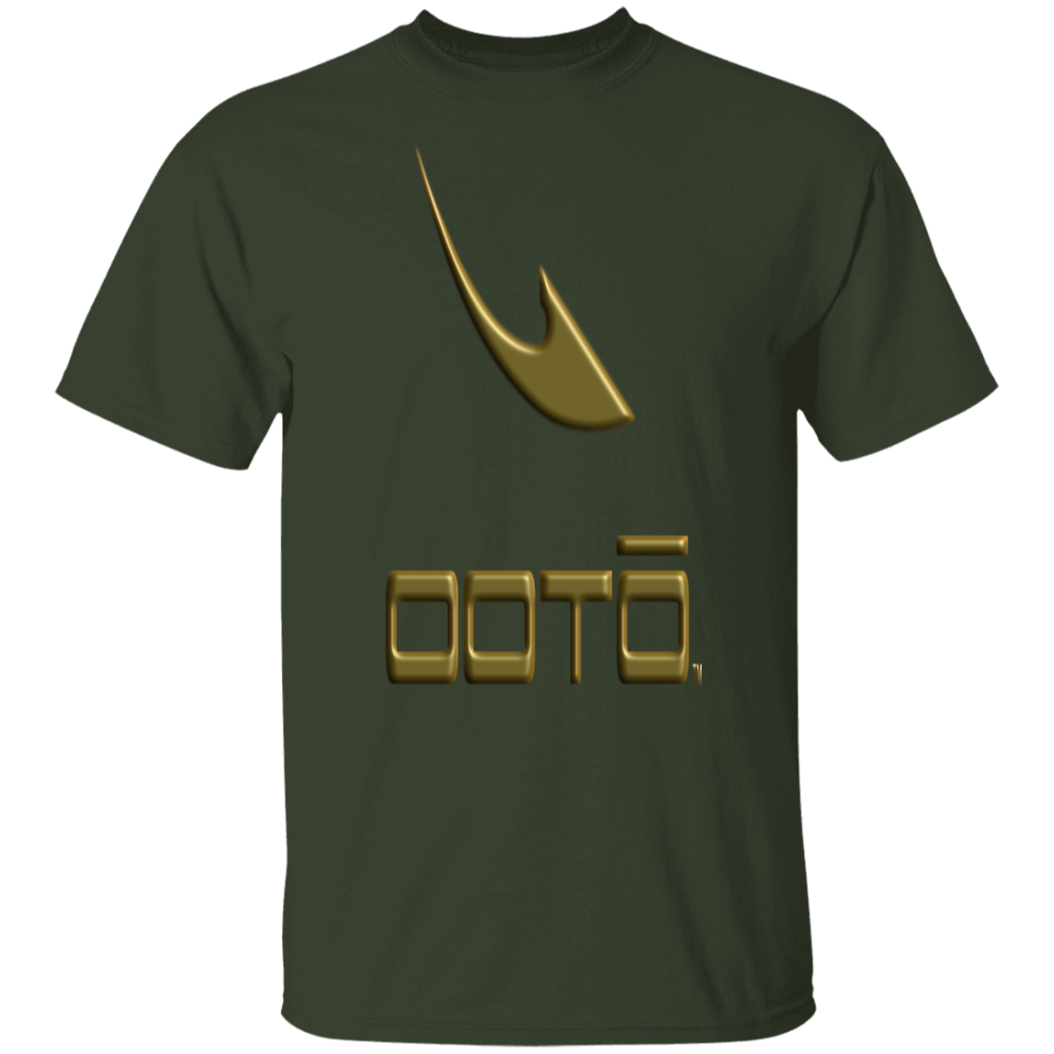 OOTO - DASH EN STRETCH OLIVE 3D PRINT - G500B Youth 5.3 oz 100% Cotton T-Shirt - 3 COLORS -