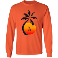 Thumbnail for PALM SUNSET - G540 LS T-Shirt 5.3 oz. - 11 COLORS -