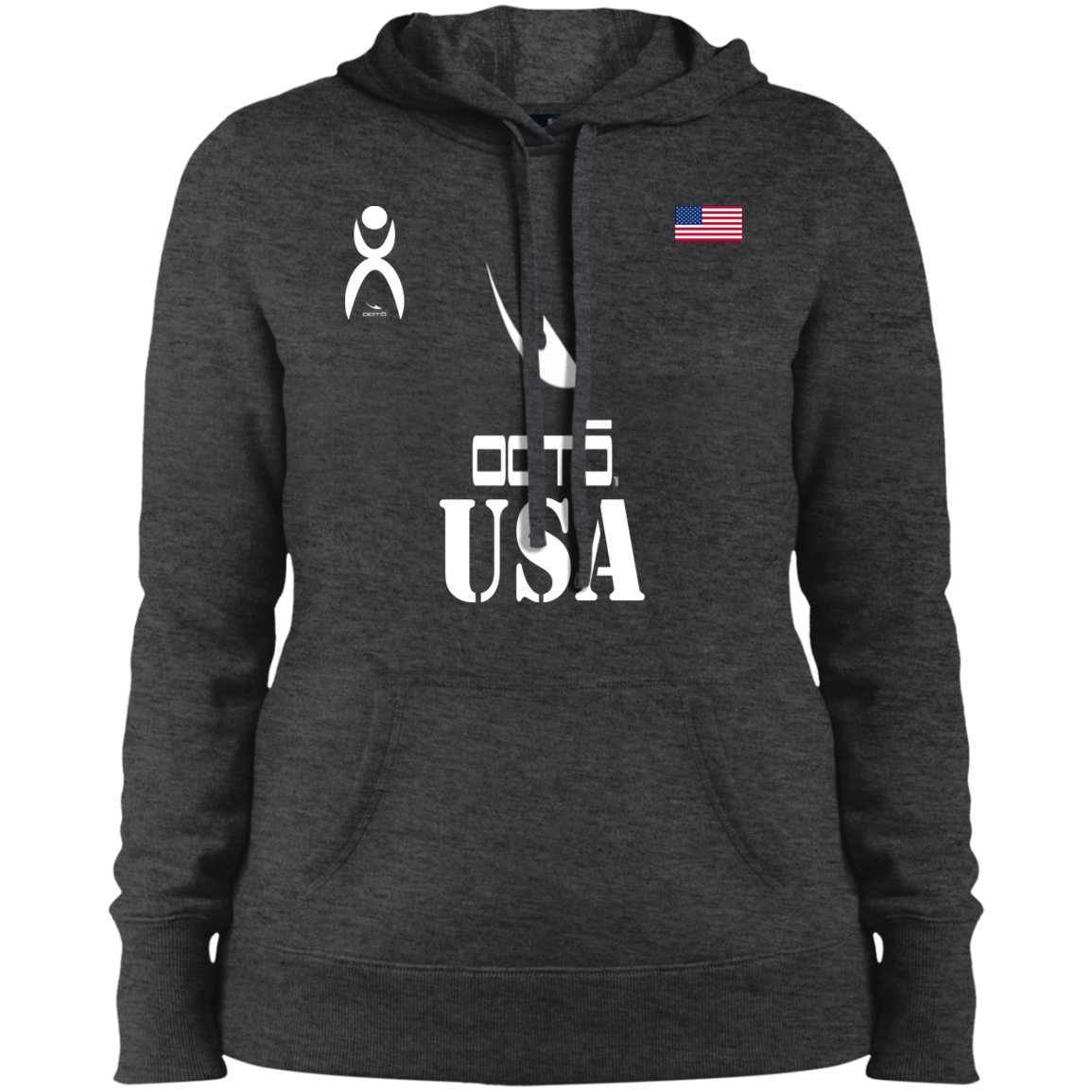 OOTO - USA - LST254 Ladies' Pullover Hooded Sweatshirt - 4 COLORS -