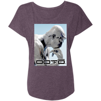 Thumbnail for RODINS THE THINKER X OOTO EN BASE LIGHTING - NL6760 Ladies' Triblend Dolman Sleeve - 10 COLORS -