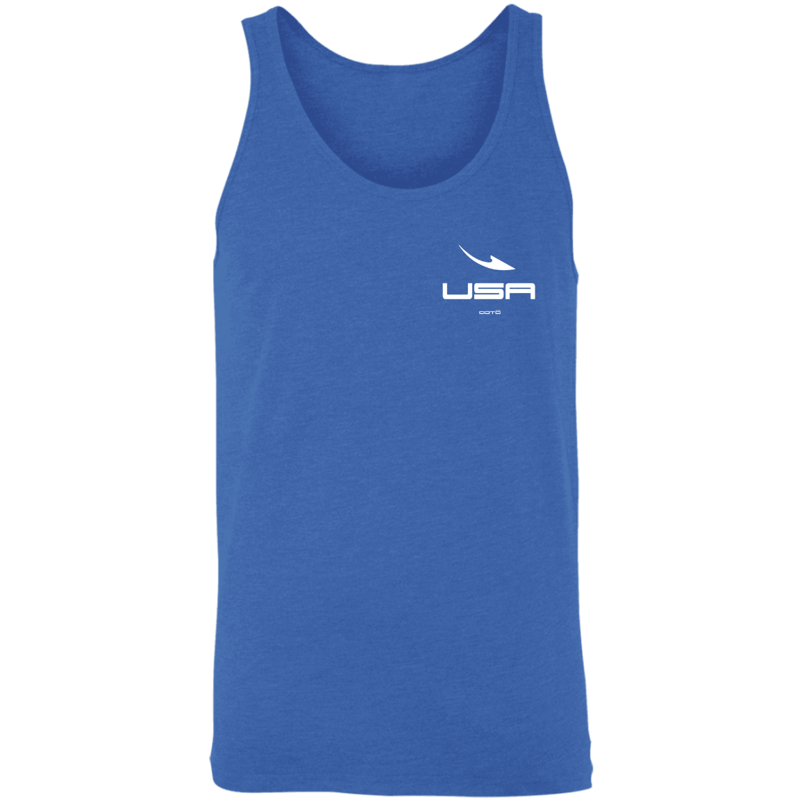 USA OOTO DASH EN WHITE - 3480 Unisex Tank - 8 COLORS -