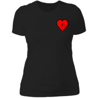 Thumbnail for HEART FLYTE WITH DASH EN BLACK - NL3900 Ladies' Boyfriend T-Shirt - 3 COLORS -