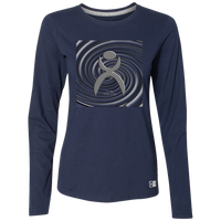 Thumbnail for SPIRALING GLYPHIC - 64LTTX Ladies’ Essential Dri-Power Long Sleeve Tee - 3 COLORS -