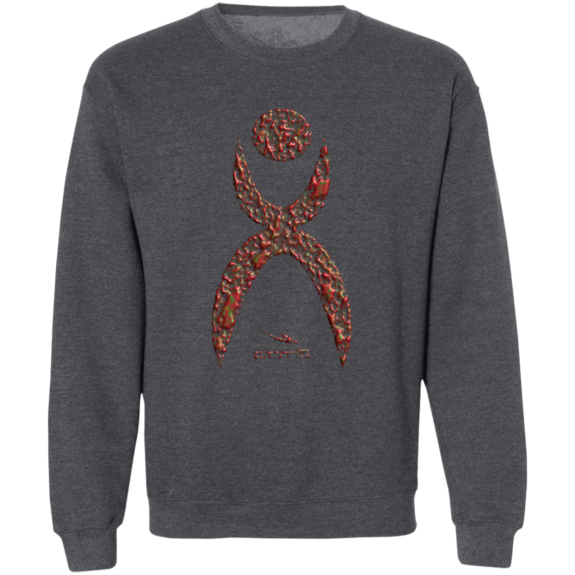 OOTO - GLYPHIC EN HALTED PHASE - Z65x Pullover Crewneck Sweatshirt 8 oz (Closeout) - 4 COLORS -