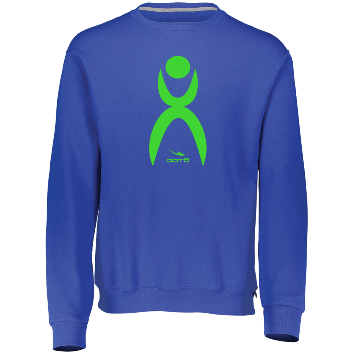 OOTO - GLYPHIC EN LIME - LARGE 998HBB Youth Dri-Power Fleece Crewneck Sweatshirt - 3 COLORS -