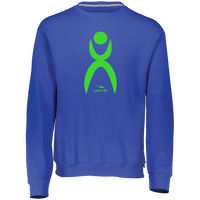 Thumbnail for OOTO - GLYPHIC EN LIME - LARGE 998HBB Youth Dri-Power Fleece Crewneck Sweatshirt - 3 COLORS -