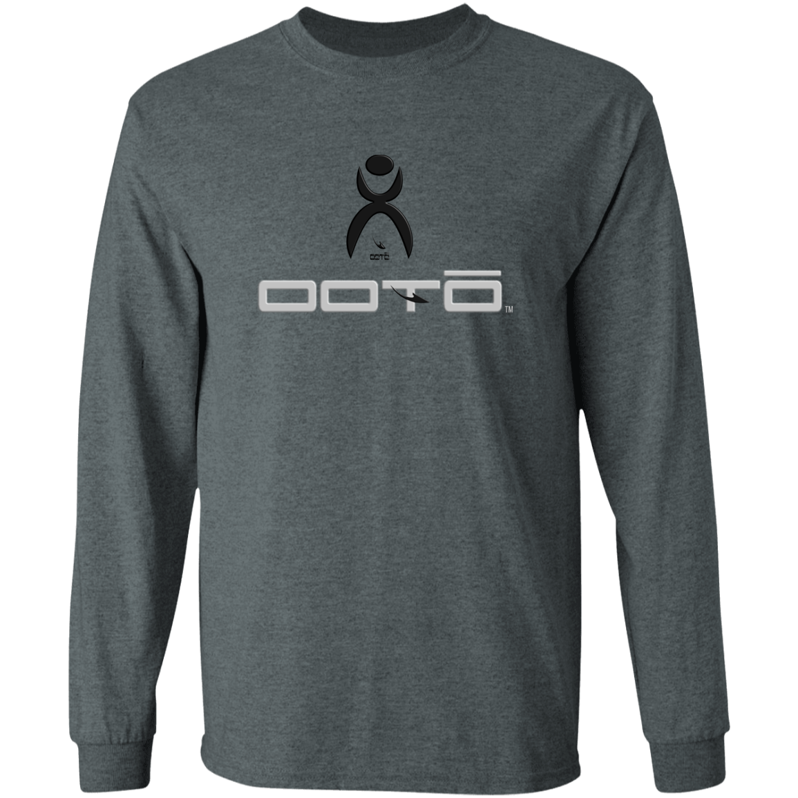 GLYPHIC EN BLACK WITH OOTO - G240 LS Ultra Cotton T-Shirt - 11 COLORS -