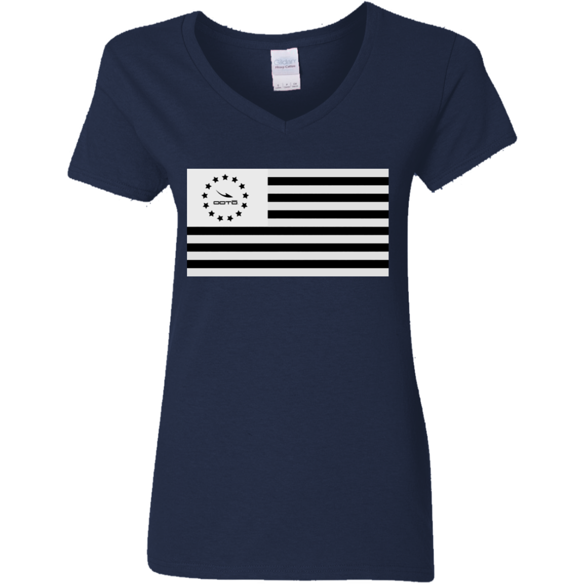 HEAVENS TO BETSY FLAG - G500VL Ladies' 5.3 oz. V-Neck T-Shirt - 5 COLORS -