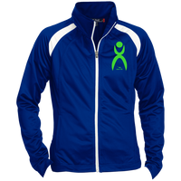 Thumbnail for OOTO - GLYPHIC EN LIME - LST90 Ladies' Raglan Sleeve Warmup Jacket - 3 COLORS -