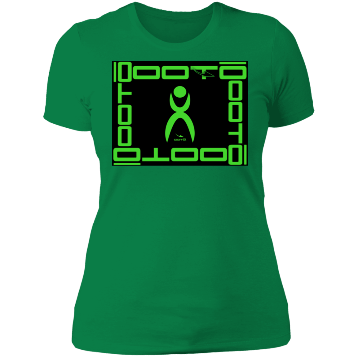 GLYPHIC EN LIME FRAMED - NL3900 Ladies' Boyfriend T-Shirt - 6 COLORS -