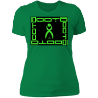 Thumbnail for GLYPHIC EN LIME FRAMED - NL3900 Ladies' Boyfriend T-Shirt - 6 COLORS -