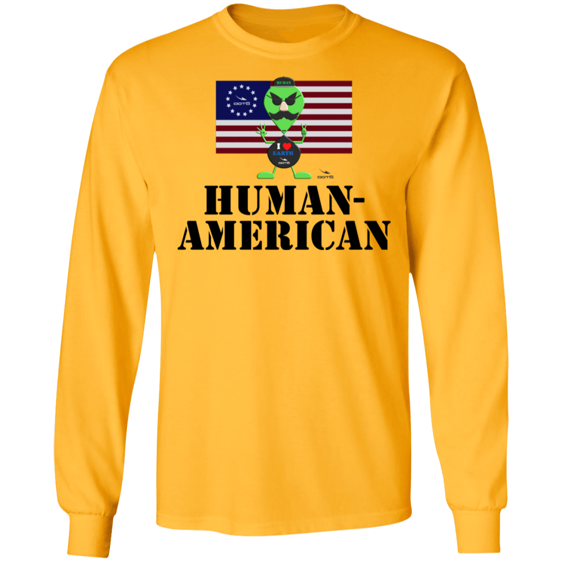 AL - HUMAN-AMERICAN - G240 LS Ultra Cotton T-Shirt - 7 COLORS -