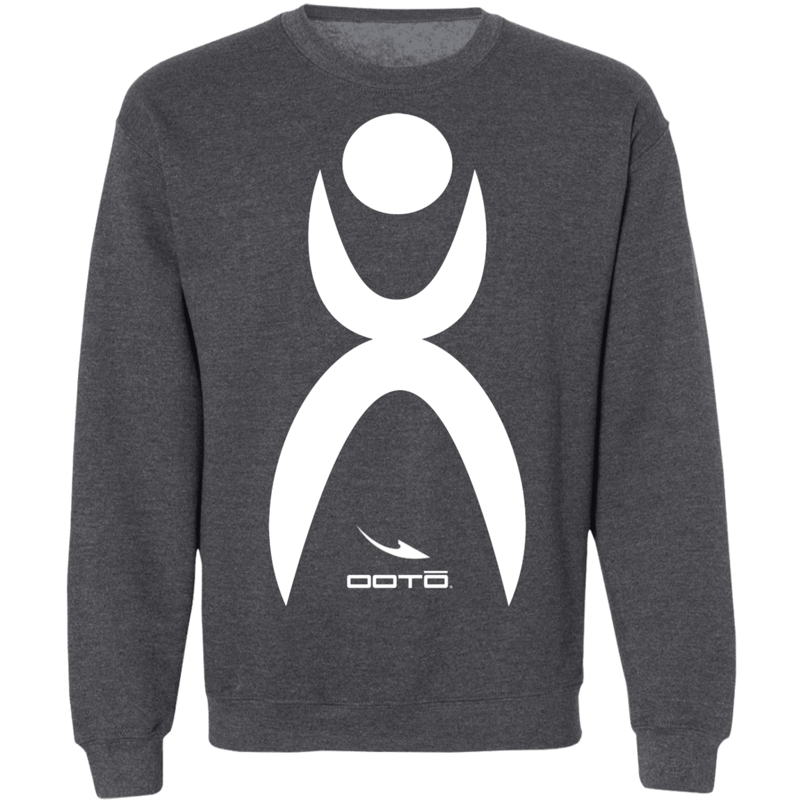 OOTO - GLYPHIC EN WHITE - Z65 Crewneck Pullover Sweatshirt - 8 COLORS -