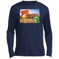 Thumbnail for AL - Hello from ROME - selfie - postcard - ST350LS Men’s Long Sleeve Performance Tee - 4 COLORS -