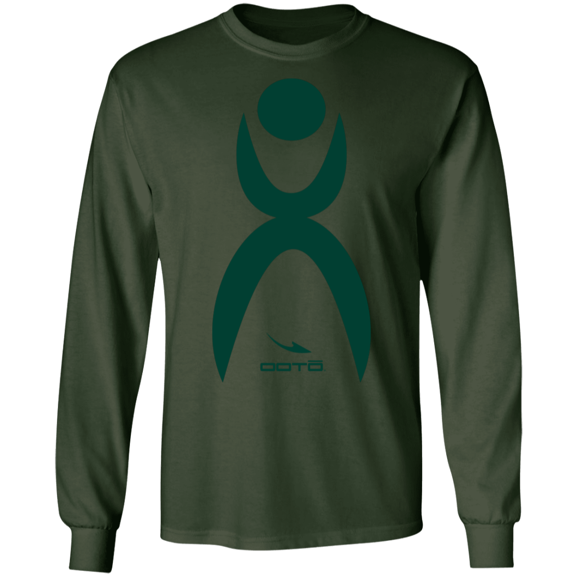 GLYPHIC EN GREEN G240 LS Ultra Cotton T-Shirt - 4 COLORS -