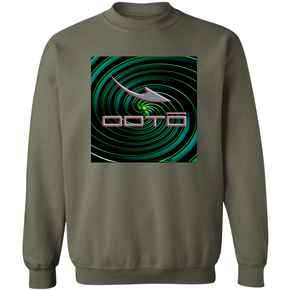 OOTO - DASH EN LEMON LIME SWIRL - G180 Crewneck Pullover Sweatshirt - 3 COLORS -