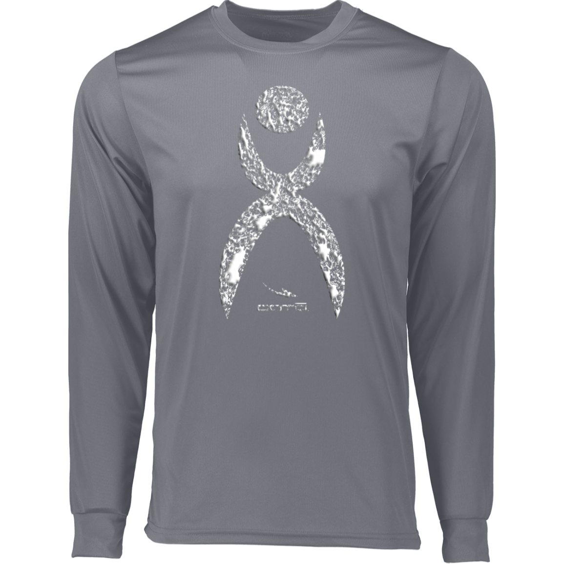 GLYPHIC EN HALTED PHASE WHITE - 788 Long Sleeve Moisture-Wicking Tee - 5 COLORS -