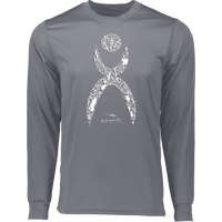 Thumbnail for GLYPHIC EN HALTED PHASE WHITE - 788 Long Sleeve Moisture-Wicking Tee - 5 COLORS -