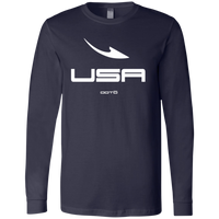 Thumbnail for USA OOTO DASH EN WHITE - 3501 Men's Jersey LS T-Shirt - 5 COLORS -