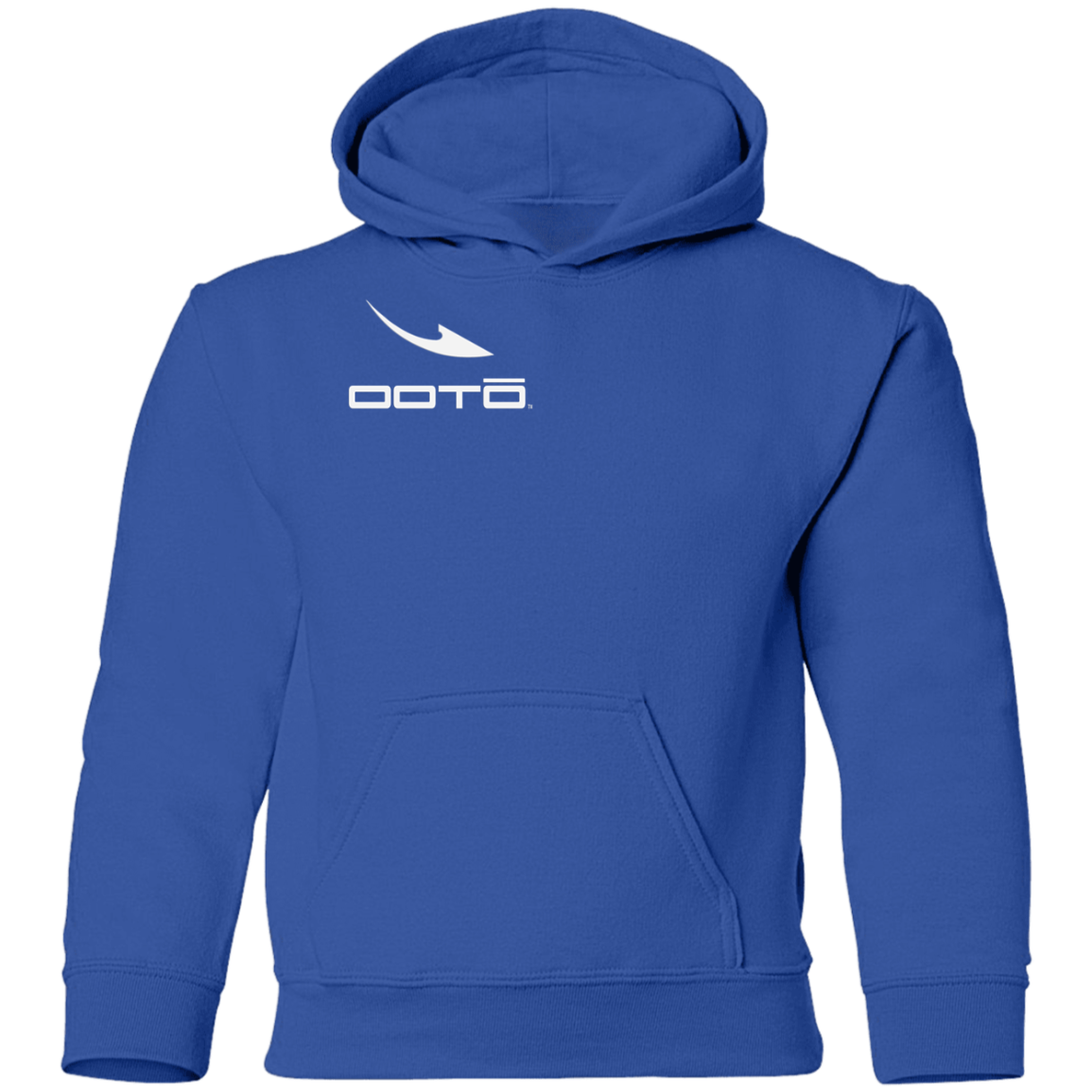 OOTO - DASH EN WHITE M G185B Youth Pullover Hoodie - 11 COLORS -