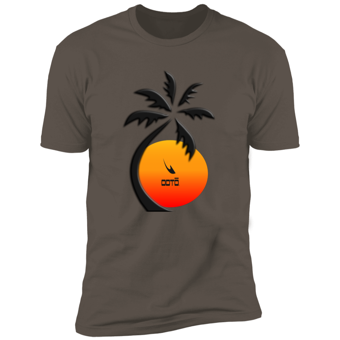 PALM SUNSET - NL3600 Premium Short Sleeve T-Shirt - 10 COLORS -