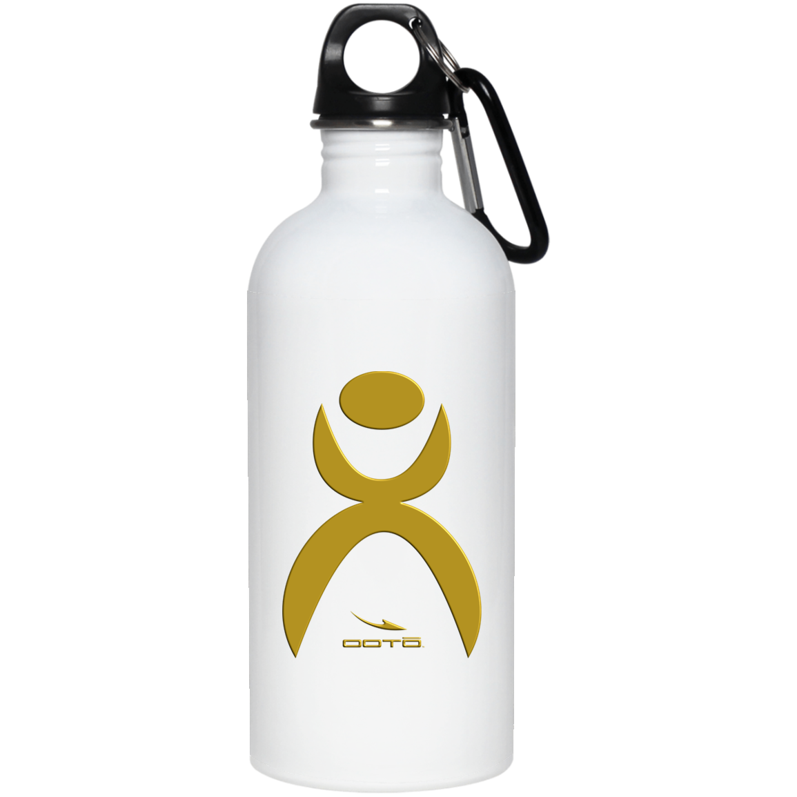 OOTO - GLYPHIC EN GOLD - 3D PRINT - 23663 20 oz. Stainless Steel Water Bottle - 1 COLOR -