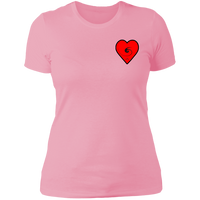 Thumbnail for HEART FLYTE WITH DASH EN BLACK - NL3900 Ladies' Boyfriend T-Shirt - 3 COLORS -