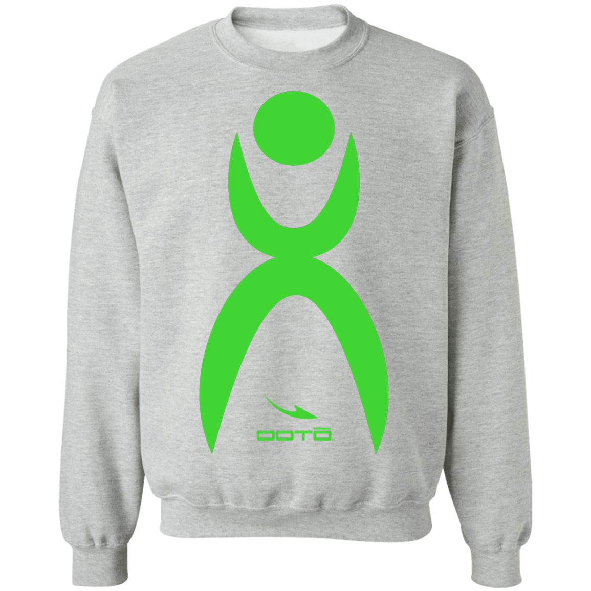 OOTO - GLYPHIC EN LIME - Z65 Crewneck Pullover Sweatshirt - 5 COLORS -