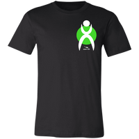 Thumbnail for GLYPHIC EN WHITE OVER LIME CIRCLE - 3001C Unisex Jersey Short-Sleeve T-Shirt - 3 COLORS -