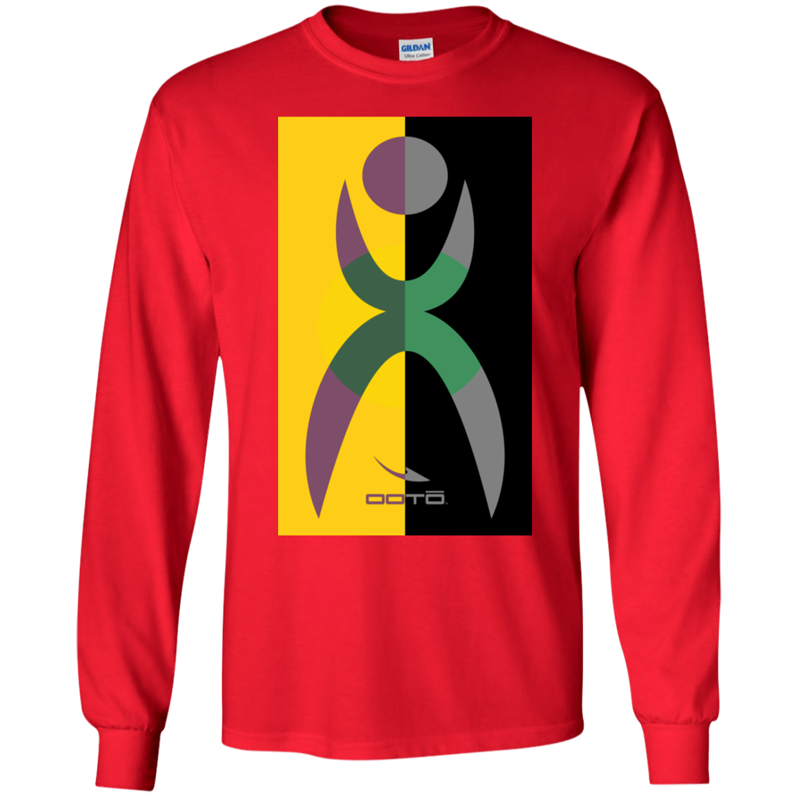 OOTO - GLYPHIC EN TRES - LONG SLEEVE G240B Youth LS T-Shirt - 6 COLORS -