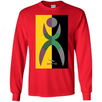 Thumbnail for OOTO - GLYPHIC EN TRES - LONG SLEEVE G240B Youth LS T-Shirt - 6 COLORS -