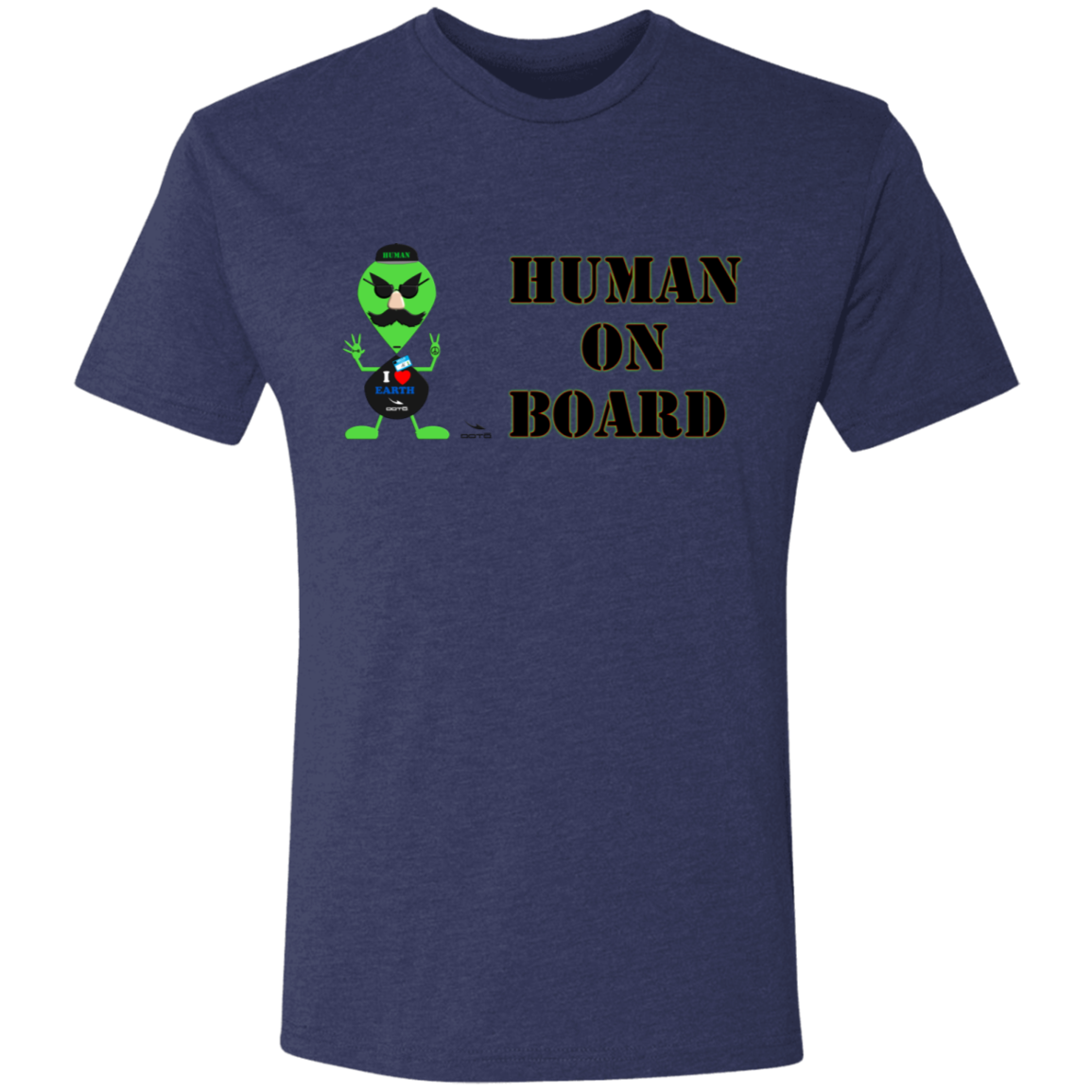 AL - HUMAN ON BOARD - NL6010 Men's Triblend T-Shirt - 4 COLORS -