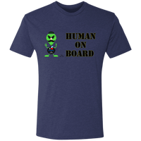 Thumbnail for AL - HUMAN ON BOARD - NL6010 Men's Triblend T-Shirt - 4 COLORS -