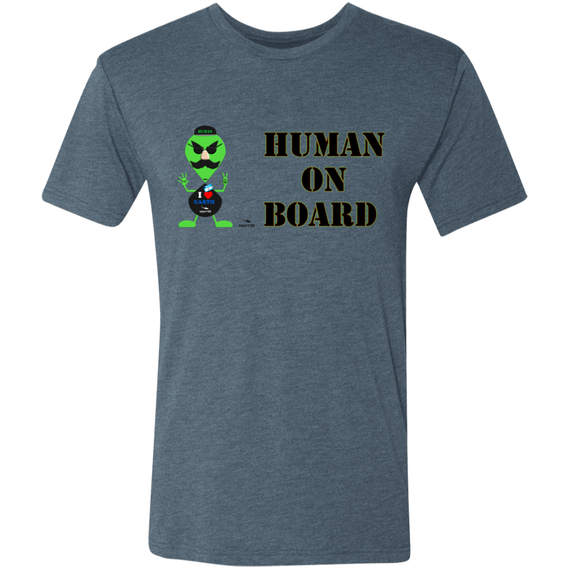 AL - HUMAN ON BOARD - NL6010 Men's Triblend T-Shirt - 4 COLORS -