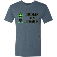 Thumbnail for AL - HUMAN ON BOARD - NL6010 Men's Triblend T-Shirt - 4 COLORS -