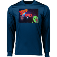 Thumbnail for AL - Hello from SPACE - selfie - postcard  - 788 Long Sleeve Moisture-Wicking Tee - 4 COLORS -