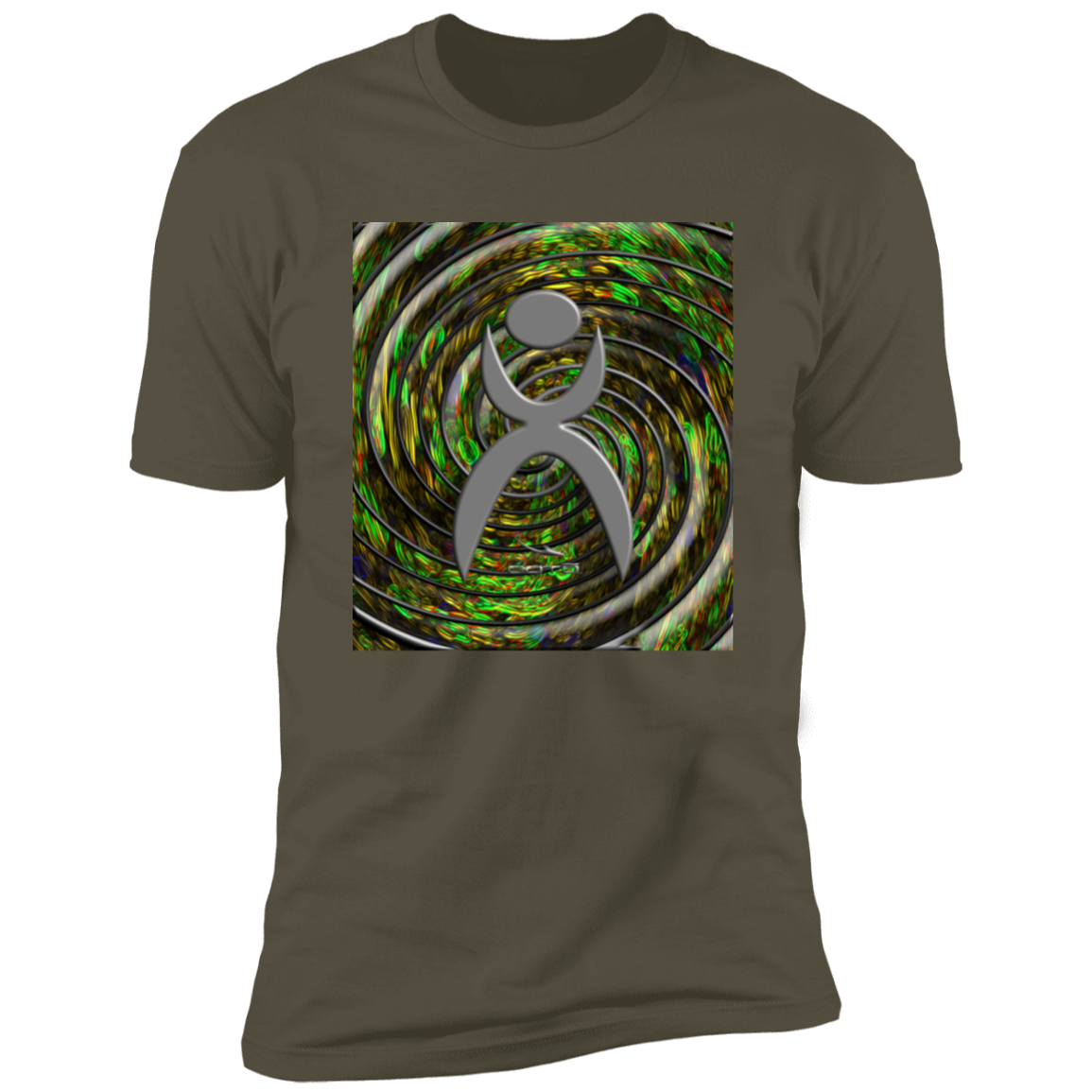 GLYPHIC EN SPIRAL EPIC JOURNEY D4 - NL3600 Premium Short Sleeve T-Shirt - 6 COLORS -